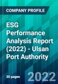 ESG Performance Analysis Report (2022) - Ulsan Port Authority- Product Image