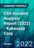 ESG Incident Analysis Report (2022) - Kakaopay Corp.- Product Image