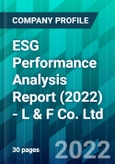 ESG Performance Analysis Report (2022) - L & F Co. Ltd.- Product Image