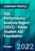 ESG Performance Analysis Report (2022) - Korea Student Aid Foundation- Product Image