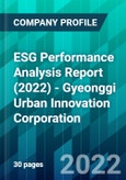 ESG Performance Analysis Report (2022) - Gyeonggi Urban Innovation Corporation- Product Image