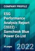 ESG Performance Analysis Report (2022) - Samcheok Blue Power Co.Ltd.- Product Image