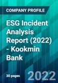 ESG Incident Analysis Report (2022) - Kookmin Bank- Product Image