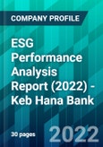 ESG Performance Analysis Report (2022) - Keb Hana Bank- Product Image