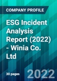 ESG Incident Analysis Report (2022) - Winia Co. Ltd.- Product Image