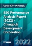 ESG Performance Analysis Report (2022) - Chungbuk Development Corporation- Product Image