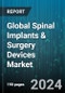 Global Spinal Implants & Surgery Devices Market by Product Type (Cervical Fusion Devices, Non-Fusion Devices, Posterior Cervical Fusion Devices), Type of Surgery (Minimally Invasive Surgeries, Open Surgeries), End-User - Forecast 2024-2030 - Product Thumbnail Image