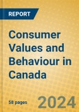 Consumer Values and Behaviour in Canada- Product Image