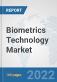 Biometrics Technology Market: Global Industry Analysis, Trends, Market Size, and Forecasts up to 2028- Product Image