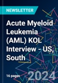 Acute Myeloid Leukemia (AML) KOL Interview - US, South- Product Image