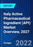 Italy Active Pharmaceutical Ingredient (API) Market Overview, 2027- Product Image