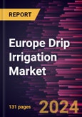 Europe Drip Irrigation Market Size and Forecast 2021 - 2031, Country Share, Trend and Growth Opportunity Analysis Report Coverage: By Component, Type, Application, Crop Type and Country- Product Image