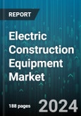 Electric Construction Equipment Market by Equipment Type, Battery Type, Battery Capacity, Power Output, Propulsion, Application - Global Forecast 2025-2030- Product Image