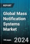 Global Mass Notification Systems Market by Component (Hardware, Services, Solutions), Organization Size (Large Enterprises, Small & Medium-Sized Enterprises), Deployment Mode, Application, Verticals - Forecast 2024-2030 - Product Image