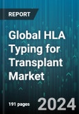 Global HLA Typing for Transplant Market by Product & Service (Instruments, Reagents & Consumables, Software & Services), Technology (Molecular Assay Technologies, Non-Molecular Assay Technologies), Transplant Type, Application, End-User - Forecast 2024-2030- Product Image