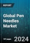Global Pen Needles Market by Product (Safety Pen Needles, Standard Pen Needles), Length (10mm, 12mm, 4mm), Application, Mode of Purchase, Sales Channel, End-Use - Forecast 2024-2030 - Product Image