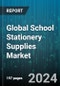 Global School Stationery Supplies Market by Products (Clips & Staplers, Computer & Printer Supplies, Files & Folder), Distribution Channel (Online, Stationery & Book Shops, Supermarkets & Hypermarkets) - Forecast 2024-2030 - Product Image