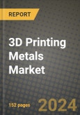 3D Printing Metals Market Growth Forecast and Competitive Analysis: Key Market Insights, Latest Trends, and Opportunities, 2025 to 2033- Product Image