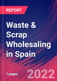 Waste & Scrap Wholesaling in Spain - Industry Market Research Report- Product Image