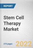 Stem Cell Therapy Market by Cell Source (Adipose Tissue-Derived Mesenchymal Stem Cells, Bone Marrow-Derived Mesenchymal Stem Cells, Cord Blood/Embryonic Stem Cells, Other), by Application, by Type: Global Opportunity Analysis and Industry Forecast, 2021-2031- Product Image