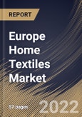 Europe Home Textiles Market Size, Share & Industry Trends Analysis Report By Distribution Channel (Offline and Online), By Product (Bedroom Linen, Bathroom Linen, Carpets & Floor coverings and Others), By Country and Growth Forecast, 2022 - 2028- Product Image