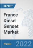 France Diesel Genset Market: Prospects, Trends Analysis, Market Size and Forecasts up to 2028- Product Image