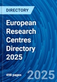 European Research Centres Directory 2025- Product Image