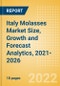 Italy Molasses (Syrups and Spreads) Market Size, Growth and Forecast Analytics, 2021-2026 - Product Thumbnail Image