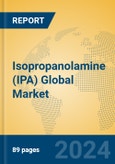 Isopropanolamine (IPA) Global Market Insights 2024, Analysis and Forecast to 2029, by Manufacturers, Regions, Technology, Application, Product Type- Product Image