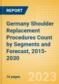 Germany Shoulder Replacement Procedures Count by Segments (Partial Shoulder Replacement Procedures, Reverse Shoulder Replacement Procedures and Others) and Forecast, 2015-2030- Product Image