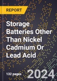 2024 Global Forecast for Storage Batteries Other Than Nickel Cadmium Or Lead Acid (2025-2030 Outlook)-Manufacturing & Markets Report- Product Image