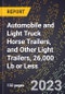 2023 Global Forecast for Automobile and Light Truck Horse Trailers, and Other Light Trailers, 26,000 Lb or Less (2024-2029 Outlook)- Manufacturing & Markets Report - Product Thumbnail Image