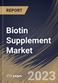 Biotin Supplement Market Size, Share & Industry Trends Analysis Report By Distribution Channel, By Product Form, By Application, By Regional Outlook and Forecast, 2022 - 2028- Product Image