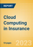 Cloud Computing in Insurance - Thematic Intelligence- Product Image