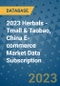 2023 Herbals - Tmall & Taobao, China E-commerce Market Data Subscription - Product Thumbnail Image