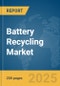 Battery Recycling Market Report 2025 - Product Image