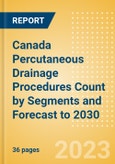 Canada Percutaneous Drainage Procedures Count by Segments (Percutaneous Drainage Procedures for Abscess Drainage, Percutaneous Drainage Procedures for Biliary Drainage, Percutaneous Drainage Procedures for Nephrostomy Drainage and Others) and Forecast to 2030- Product Image