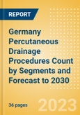 Germany Percutaneous Drainage Procedures Count by Segments (Percutaneous Drainage Procedures for Abscess Drainage, Percutaneous Drainage Procedures for Biliary Drainage, Percutaneous Drainage Procedures for Nephrostomy Drainage and Others) and Forecast to 2030- Product Image