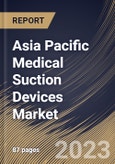 Asia Pacific Medical Suction Devices Market Size, Share & Industry Trends Analysis Report by Portability, Vacuum Systems, Application, End-use, Country and Growth Forecast, 2022-2028- Product Image