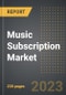 Music Subscription Market (2023 Edition) - Analysis By Service Type (On Demand, Live), Platform (Applications, Web), End User (Individual, Commercial): Size, Insights, Competition and Forecast (2023-2028) - Product Thumbnail Image