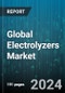 Global Electrolyzers Market by Type (Alkaline Electrolyzers, Proton Exchange Membrane Electrolyzers, Solid Oxide Electrolyzers), Component (Electrolyzer Cell Stacks, Power Supply, Pumps), Scope of Supply, Application - Forecast 2024-2030 - Product Image