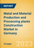 Metal and Material Production and Processing plants Construction Market in Germany - Market Size and Forecasts to 2026 (including New Construction, Repair and Maintenance, Refurbishment and Demolition and Materials, Equipment and Services costs)- Product Image