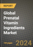 Global Prenatal Vitamin Ingredients Market Outlook Report: Industry Size, Competition, Trends and Growth Opportunities by Region, YoY Forecasts from 2024 to 2031- Product Image