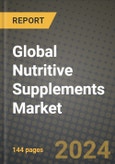 Global Nutritive Supplements Market Outlook Report: Industry Size, Competition, Trends and Growth Opportunities by Region, YoY Forecasts from 2024 to 2031- Product Image