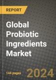 Global Probiotic Ingredients Market Outlook Report: Industry Size, Competition, Trends and Growth Opportunities by Region, YoY Forecasts from 2024 to 2031- Product Image