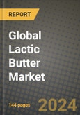 Global Lactic Butter Market Outlook Report: Industry Size, Competition, Trends and Growth Opportunities by Region, YoY Forecasts from 2024 to 2031- Product Image