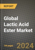 Global Lactic Acid Ester Market Outlook Report: Industry Size, Competition, Trends and Growth Opportunities by Region, YoY Forecasts from 2024 to 2031- Product Image