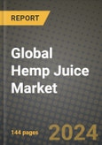 Global Hemp Juice Market Outlook Report: Industry Size, Competition, Trends and Growth Opportunities by Region, YoY Forecasts from 2024 to 2031- Product Image