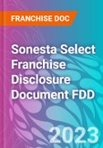 Sonesta Select Franchise Disclosure Document FDD- Product Image