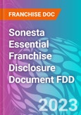 Sonesta Essential Franchise Disclosure Document FDD- Product Image